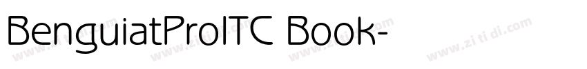 BenguiatProITC Book字体转换
